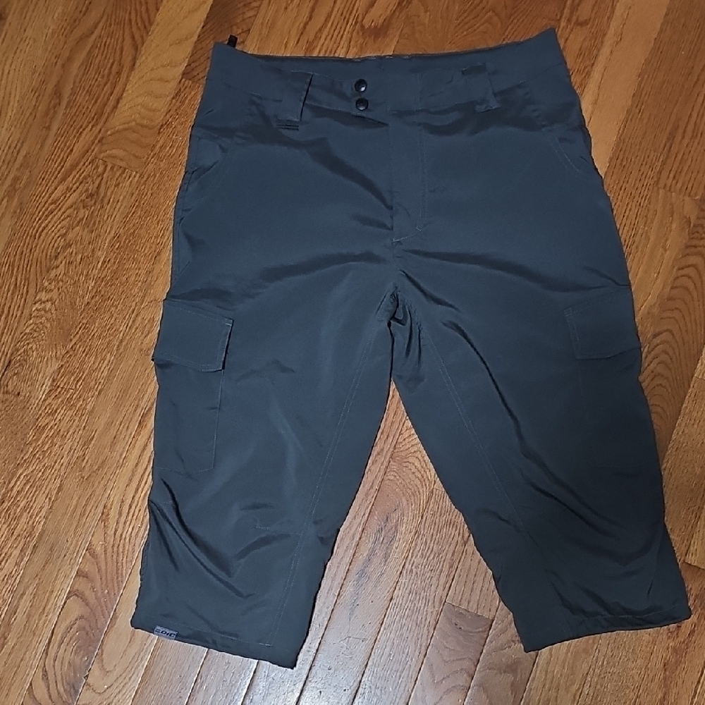 Black Cargo Shorts with Relaxed Fit
